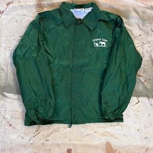 Vintage 90s Green Cowboy Camp Jacket Size Large